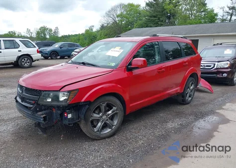 2017 Dodge Journey Crossroad из США, поврежденный, VIN 3C4PDCGG2HT621441